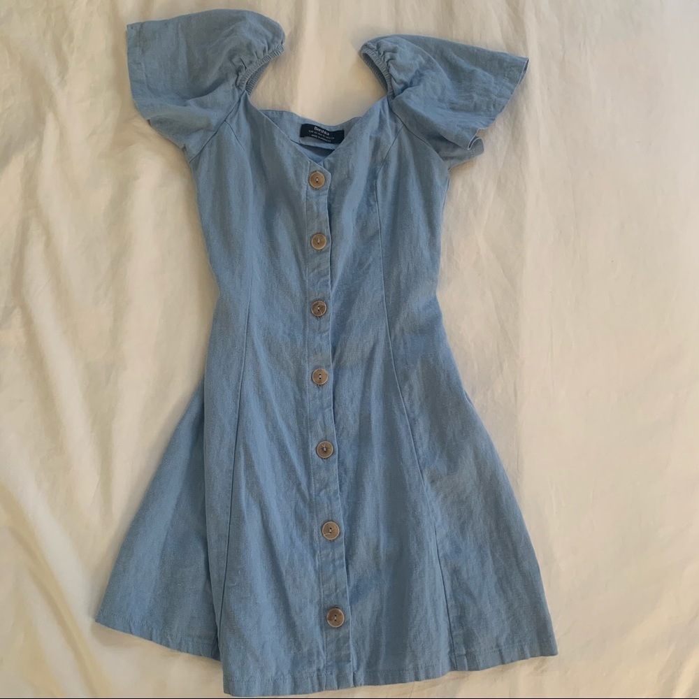 Bershka blue dress